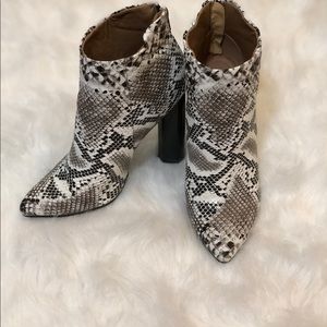 Gorgeous Python Print Booties